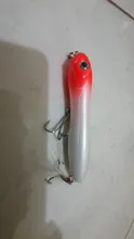Señuelo de pesca Crankbait para carpa, lápiz Topwater, aparejo de mar Artificial, Wobbler duro para Lucio, superficie de curricán, Paseo de perro, 1 Uds.