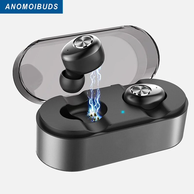 TWS-стереонаушники Anomoibuds с поддержкой Bluetooth 5 0 и зарядным футляром | Электроника