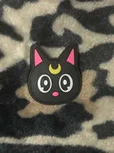 Shoe-Accessories Decoration Rainbow Animal Sailor-Moon Kids Luna Cartoon Fit Gift Cat