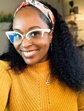 Younsolo-pelucas de cabello humano brasileño Remy para mujeres negras, diadema con ondas, sin pegamento, peluca y bufanda, 8-28 pulgadas