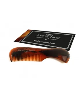

Edwin Jagger Moustache & Beard Tortoiseshell Comb