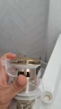 Brass Drain Pop-Up Bathroom Basin Overflow Push-Down Rose-Gold/orb Hole-Design With/without