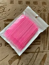 Extensiones de pestañas Micro desechables, duraderas, aplicadores individuales de belleza, herramientas para quitar pestañas, 50/100 unids/bolsa