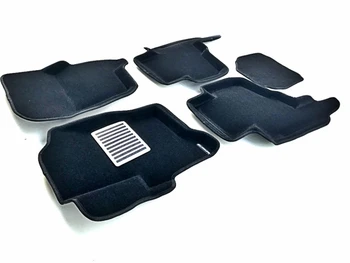 

Textile 3D mats euromat3d luxe in the salon for Land Rover Discovery III (2005-2009) with a metal underspot