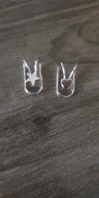 Pendientes de aro con forma de corazón de estrella para mujer, 1 unidad, Color plata/dorado, gran oferta, sin Piercing para cartílago