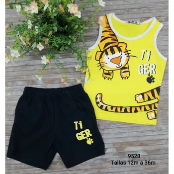 

Baby boy with tiger print set, sizes: 12-36M, baby summer clothes, boy clothes, summer 2020 collection