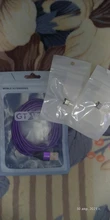GTWIN-Cable USB magnético para cargador de iPhone de 540 grados