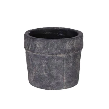 

Gri Seramik Saksı (12X13 CM)