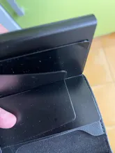 Tarjetero antirrobo de aluminio para hombre, billetera de cuero PU Unisex con bloqueo Rfid, información de seguridad