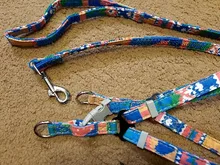 Conjunto de arnés de perro sin tirar con correa de perro de 1,2 m tamaño ajustable de lona de impresión arnés para perros correas de perro suministros para mascotas arnes perro