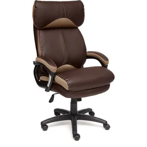 

Armchair tetchair Duke leather/Deputy/fabric Brown/bronze 36-36/21