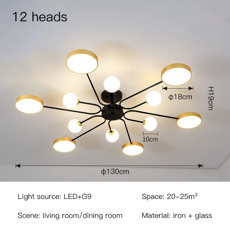 wayfair chandeliers Modern LED Chandeliers For Bedroom Living Room Golden Iron Ceiling Lamp Kitchen Dining Black Tree Indoor Lighting Fixtures 220V unique chandeliers Chandeliers