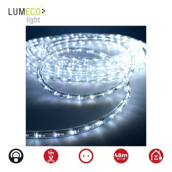 

FLEXILED tube 2 way fixed 30LEDS/MTS cool white (inner-outer) LUMECO 48 meters
