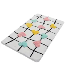 Коврик для ванной-коврики | коврик для ванной, Нескользящие Противоскользящие коврики, цвет мое сердце 60X100 см