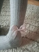 YWHUANSEN-medias de algodón con lazo para niños, pantimedias de bebé de 0 a 10 años, Primavera, Otoño e Invierno