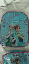 Disney 3 unids/set niños de dibujos animados de las niñas Elsa princesa mochilas lindo niños mochilas de los niños de la escuela bolsa