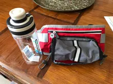 NEWBOLER-riñonera para correr para hombre y mujer, bolsa con botella de agua para teléfono de 4,8-6,6 pulgadas, bolsa deportiva para correr