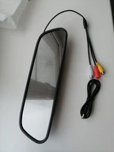 5 pulgadas TFT LCD HD800 * 480 pantalla Monitor coche espejo Monitor para estacionar marcha atrás con 2 entrada de vídeo retrovisor Cámara opcional