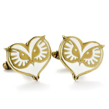 

Cufflinks Owl Face Fantastic Animals
