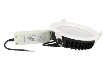 

25W warm white headlight Led recessed ceiling lamp round for mall Diameter 170mm IP44