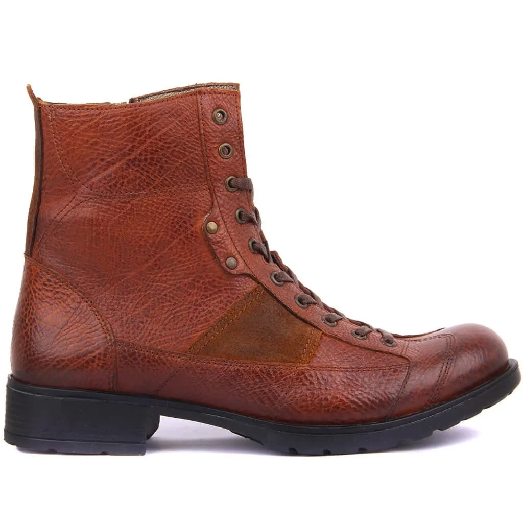 

Sail Lakers-Tan Leather Men Boots