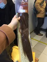 Chocolate-Cinta de cabello Remy de 16 -18, 60g, brasileña, 100%, extensiones de cabello humano, cola de caballo