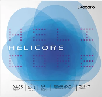 

Hh610-3/4M helicore set of strings for double bass size 3/4, D'Addario