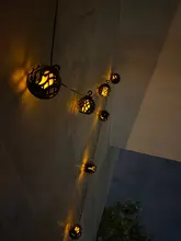 Lights Solar-Lantern-Lamp Flame-Hanging Flickering Patio Garden Yard Led Outdoor Waterproof