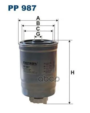 Фильтр Топливный Filtron арт. PP987