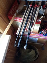 Flecha de carbono Spine500 para tiro con arco, con punta reemplazable, 30 pulgadas de longitud, compuesto/recurvo, arco de caza, 6/12 Uds.