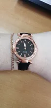 Reloj de lujo para hombre y mujer, pulsera de piel sintética, analógico, de cuarzo, de cristal, 2021