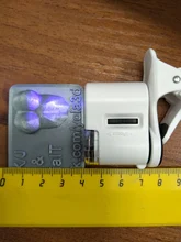 Clip Microscope Magnifying Glass Cell-Phone-Clip Uv-Light Focusing Jewelry 60X LED 