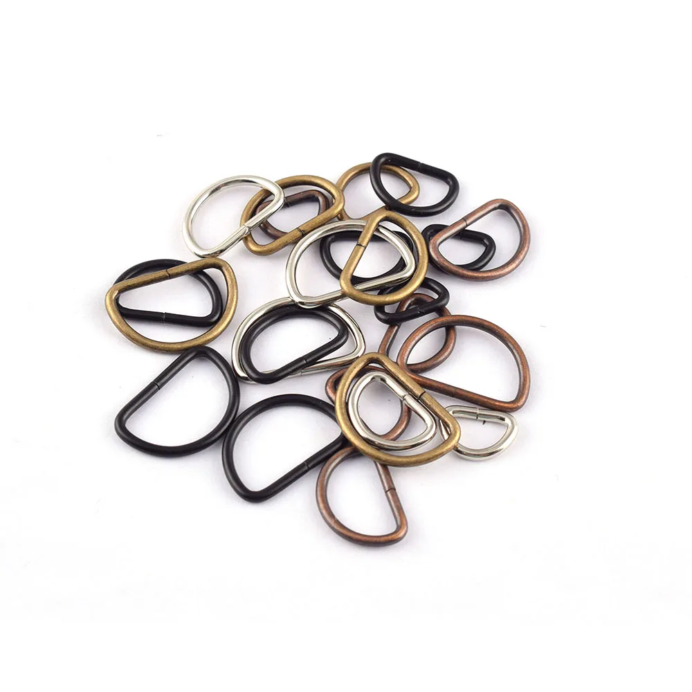 20mm D Ring Purse Rings 4 color Slide Buckles Bag Clasps D Loops Buckles  Belt Strap Buckle D Bag Clasp for Leather Finding - AliExpress