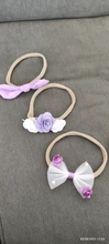 Haarband Hair-Accessories Flower-Bows Crown Elastic Newborn Baby-Girl 3pcs/Lot