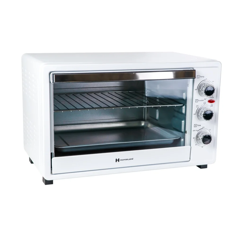 Духовка электрическая Мини-печь HomieLand HL-2 1750 Вт 38 л белая | Бытовая техника