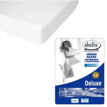 

Delis Deluxe waterproof and breathable Tencel fitted sheet, White