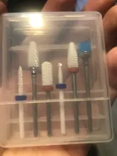 Juego de fresas para manicura, accesorios para máquina de manicura, 6 uds.