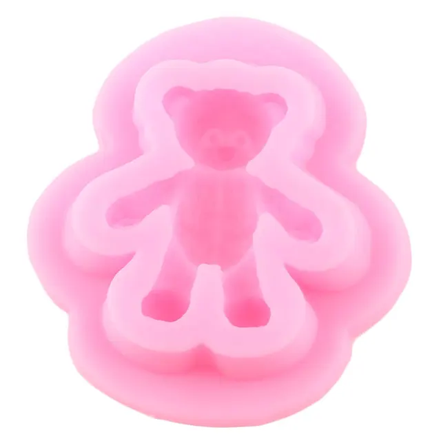 Medve Szilikon Penész Mackó Fondant Sütemény Díszítő Szerszámok Diy Állati Cukorcraft Csokoládé Cupcake Topper Formák - Image 6