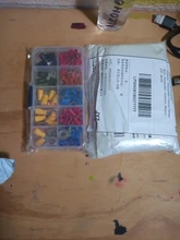 Kit de Terminal de anillo (102 Uds. 10 tipos RV) Juego de conector de engarce eléctrico con caja, cable de cobre aislado cable Pin End Butt