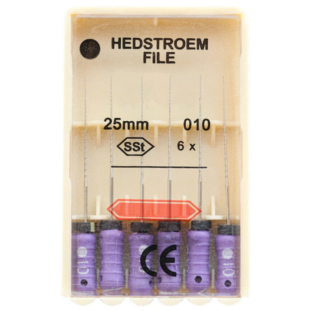 10 упаковок зубной HEDSTROEM файлы H-FILE 21/25 мм Нержавеющая сталь endo пульпэкстрактор ручной Применение х-Эндодонтические Инструменты