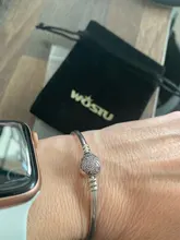 Pulsera de 100% Plata de Ley 925 Original de lujo con cadena de serpiente, pulsera para mujer, joyería auténtica, pulsera de regalo XCHS902