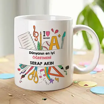

Personalized White Mug Cup (Teachers Day Temalı-3)