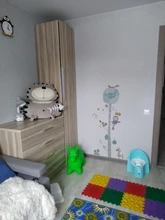 Mural Decals Wallpaper Decor Height-Measure Animal-Trees Nursery Forest Creative Nordic Modern