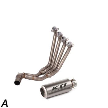 Escape Motorcycle Exhaust Front Link Pipe And 51mm Muffler Stainless Steel Exhaust System For Honda CB650 2014-2023