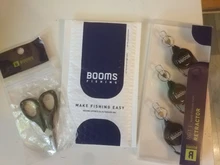 Booms Fishing-Alicates de pesca F04, removedor de anzuelos de pescado de acero inoxidable, abrazaderas de Punta curvada, Cortador de línea, accesorios de herramientas