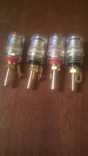 Connector Terminals Amplifier-Speaker Binding-Post Hifi-Cable 4PCS 4MM Gold-Plated Gold-Plated