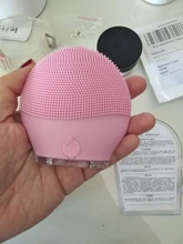 Ultra sonic eléctricos de silicona cepillo de limpieza Facial Sonic cara limpiador limpiando piel Mini lavadora masajeador cepillo recargable