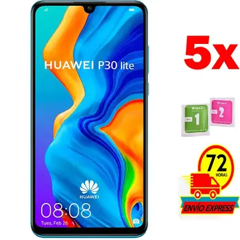 

5x Protectors Screen Tempered Glass for for HUAWEI P30 LITE (Not Full SEE INFO)
