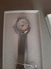 SK – relojes superfino para mujer, malla plateada, de acero inoxidable, informal, de pulsera, femenino