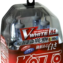 Лампа высокотемпературная Koito Whitebeam H4 12V 60/55W(100/90W), комплект 2 шт